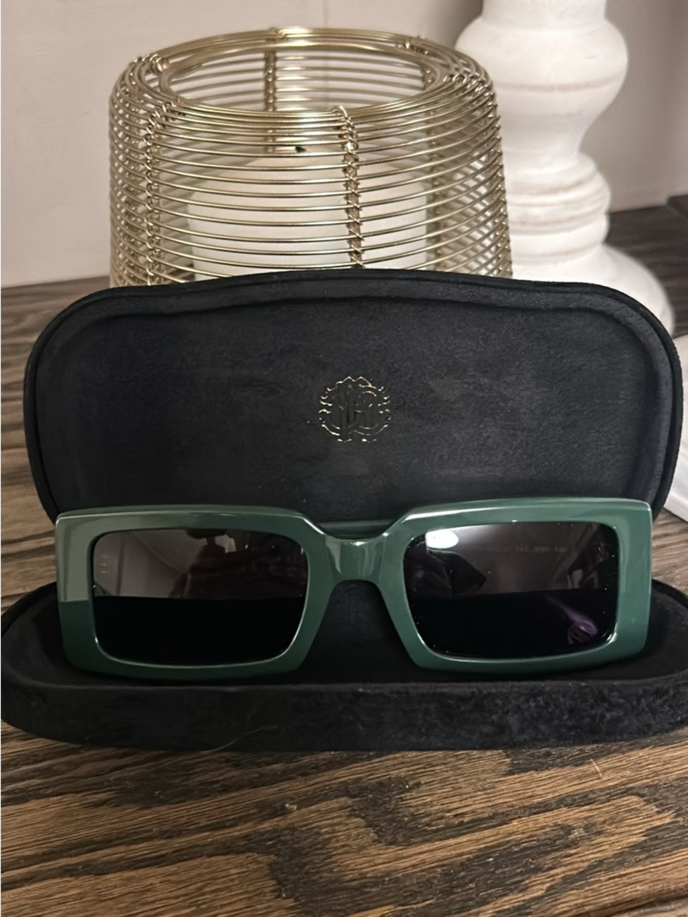 Roberto Cavalli Green & Gold Unisex New in Box Sunglasses